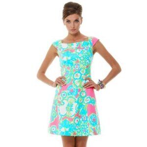 Lilly Pulitzer York Dress Pink a Delicacy Size 2